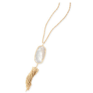 Kendra Scott 'Rayne Necklace' in Mother of Pearl